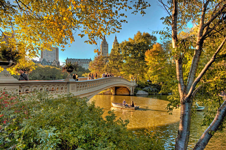 Seth Walters HDR New York Manhattan Central Park Bow Bridge El Dorado Art Deco