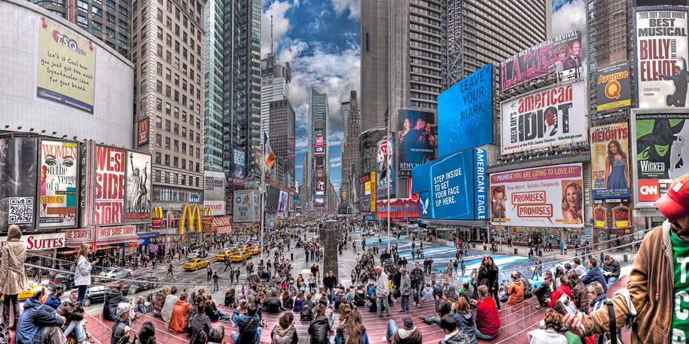 Seth Walters HDR New York Manhattan Times Square Panorama